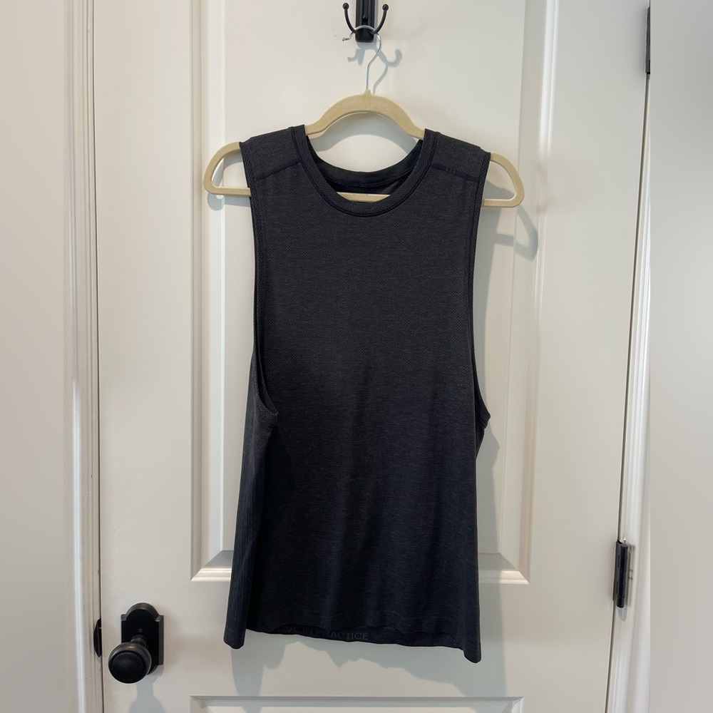 Charcoal Lululemon Workout Top